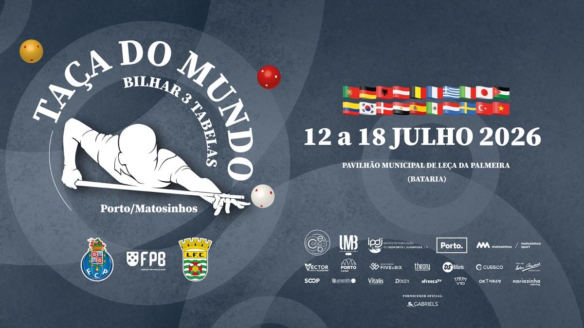 Copa Mundo de Billar Tres Bandas Porto 2026