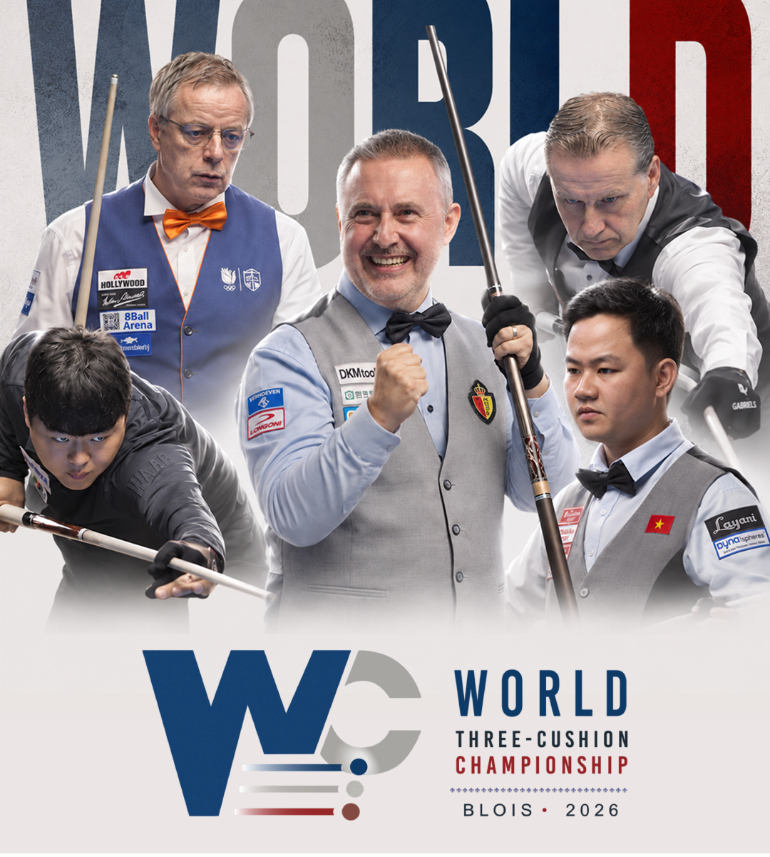 Campeonato Mundial de Billar a Tres Bandas Blois Francia 2026